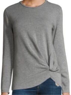 Anthropologie Stateside Asymmetrical Side Knot Pullover Too